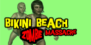 Biknin BEach Zombie Masscare Game Logo